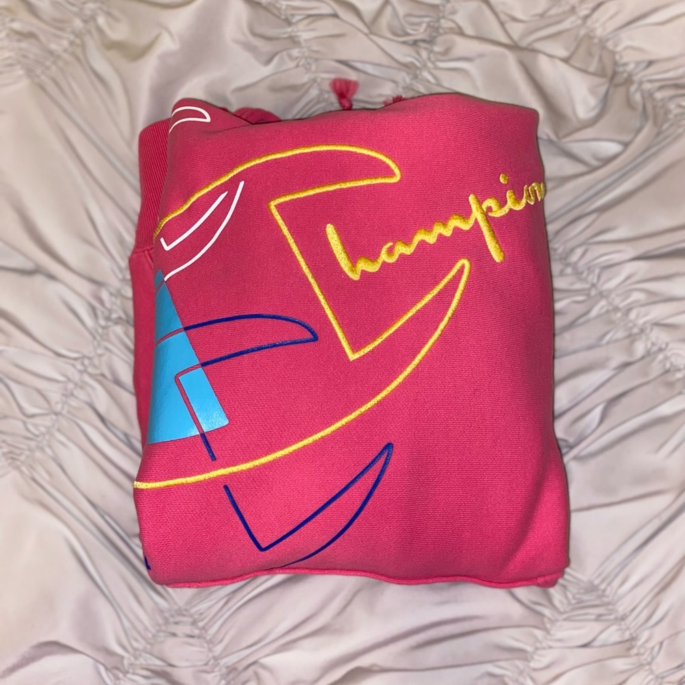 Neon Multi Color Champion Hoodie